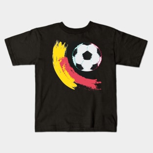 Glitch Football Ball and Strokes Kids T-Shirt